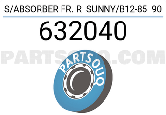 TOP 632040 S/ABSORBER FR. R SUNNY/B12-85 90