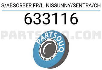 TOP 633116 S/ABSORBER FR/L NISSUNNY/SENTRA/CH