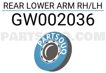 TOP GW002036 REAR LOWER ARM RH/LH