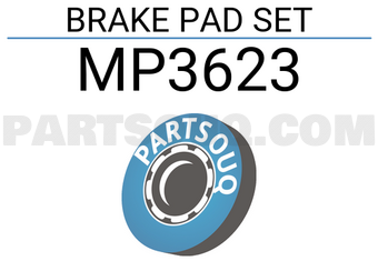 TOP MP3623 BRAKE PAD SET