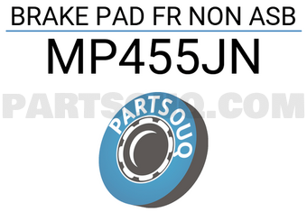 TOP MP455JN BRAKE PAD FR NON ASB