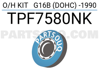 TOP TPF7580NK O/H KIT G16B (DOHC) -1990