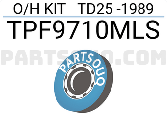 TOP TPF9710MLS O/H KIT TD25 -1989