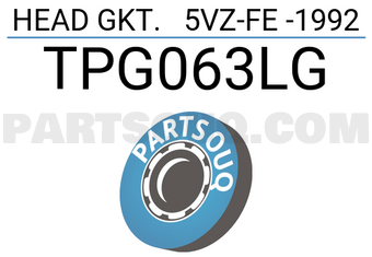 TOP TPG063LG HEAD GKT. 5VZ-FE -1992