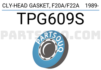 TOP TPG609S CLY-HEAD GASKET, F20A/F22A 1989-