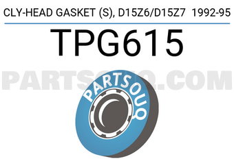TOP TPG615 CLY-HEAD GASKET (S),D15Z6/D15Z7 1992-95