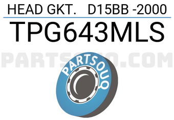 TOP TPG643MLS HEAD GKT. D15BB -2000