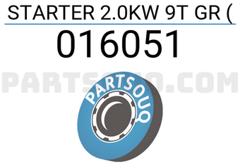 TOWAI 016051 STARTER 2.0KW 9T GR