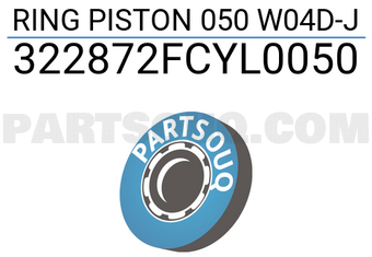 TP 322872FCYL0050 RING PISTON 050 W04D-J