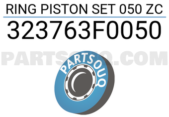 TP 323763F0050 RING PISTON SET 050 ZC