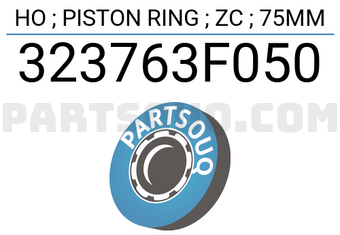 TP 323763F050 HO ; PISTON RING ; ZC ; 75MM