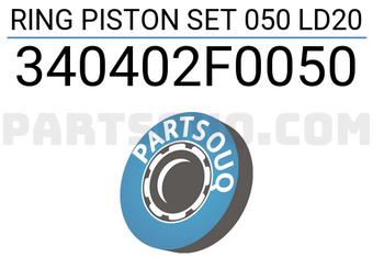 TP 340402F0050 RING PISTON SET 050 LD20