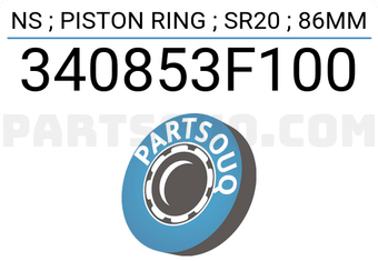 TP 340853F100 NS ; PISTON RING ; SR20 ; 86MM