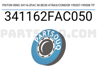 TP 341162FAC050 PISTON RING 34116-2FAC NI BD30 ATRAS/CONDOR 199207-199508 TP