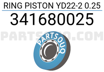 TP 341680025 RING PISTON YD22-2 0.25