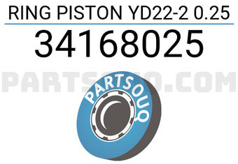 TP 34168025 RING PISTON YD22-2 0.25