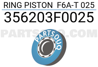 TP 356203F0025 RING PISTON F6A-T 025