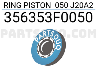 TP 356353F0050 RING PISTON 050 J20A2