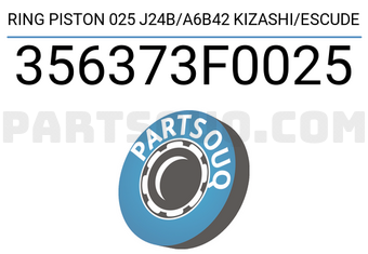 TP 356373F0025 RING PISTON 025 J24B/A6B42 KIZASHI/ESCUDE