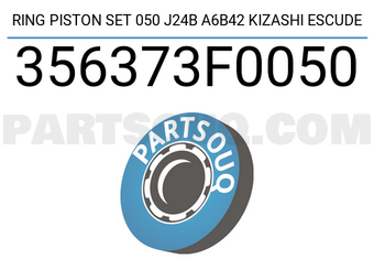 TP 356373F0050 RING PISTON SET 050 J24B A6B42 KIZASHI ESCUDE