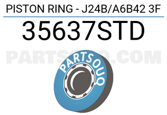 TP 35637STD PISTON RING - J24B/A6B42 3F