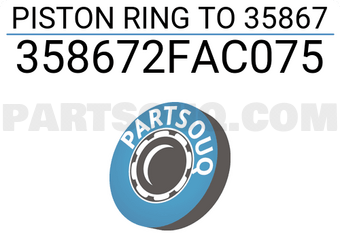 TP 358672FAC075 PISTON RING TO 35867
