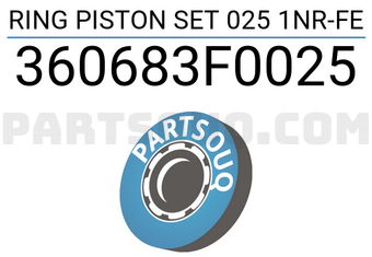 TP 360683F0025 RING PISTON SET 025 1NR-FE