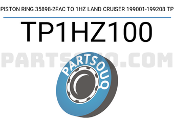 TP TP1HZ100 PISTON RING 35898-2FAC TO 1HZ LAND CRUISER 199001-199208 TP