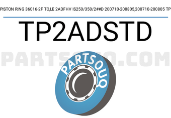 TP TP2ADSTD PISTON RING 36016-2F TO,LE 2ADFHV IS250/350/2##D 200710-200805,200710-200805 TP