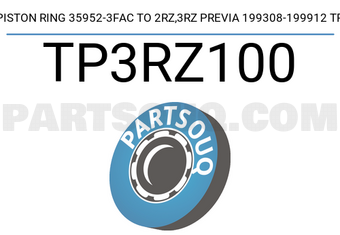 TP TP3RZ100 PISTON RING 35952-3FAC TO 2RZ,3RZ PREVIA 199308-199912 TP