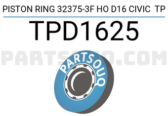 TP TPD1625 PISTON RING 32375-3F HO D16 CIVIC TP