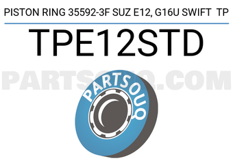 TP TPE12STD PISTON RING 35592-3F SUZ E12, G16U SWIFT TP