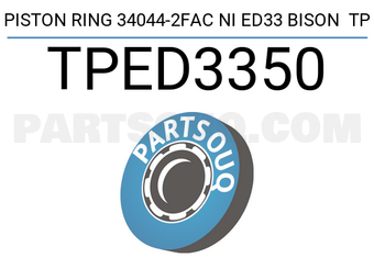TP TPED3350 PISTON RING 34044-2FAC NI ED33 BISON TP
