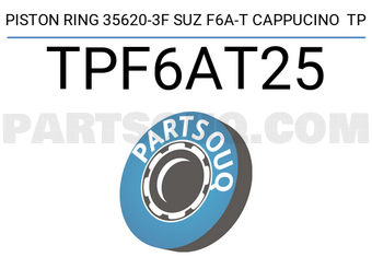 TP TPF6AT25 PISTON RING 35620-3F SUZ F6A-T CAPPUCINO TP