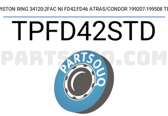 TP TPFD42STD PISTON RING 34120-2FAC NI FD42,FD46 ATRAS/CONDOR 199207-199508 TP