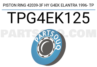 TP TPG4EK125 PISTON RING 42039-3F HY G4EK ELANTRA 1996- TP