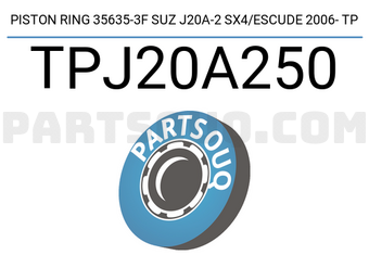 TP TPJ20A250 PISTON RING 35635-3F SUZ J20A-2 SX4/ESCUDE 2006- TP