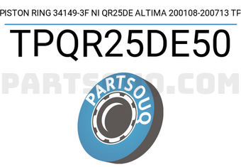 TP TPQR25DE50 PISTON RING 34149-3F NI QR25DE ALTIMA 200108-200713 TP