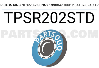 TP TPSR202STD PISTON RING NI SR20-2 SUNNY 199004-199912 34187-3FAC TP