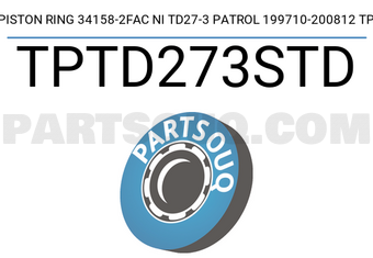 TP TPTD273STD PISTON RING 34158-2FAC NI TD27-3 PATROL 199710-200812 TP