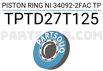 TP TPTD27T125 PISTON RING NI 34092-2FAC TP
