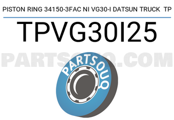 TP TPVG30I25 PISTON RING 34150-3FAC NI VG30-I DATSUN TRUCK TP