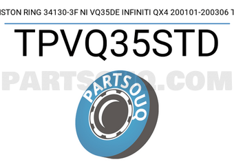TP TPVQ35STD PISTON RING 34130-3F NI VQ35DE INFINITI QX4 200101-200306 TP