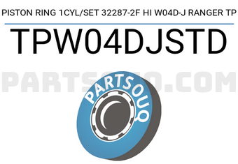 TP TPW04DJSTD PISTON RING 1CYL/SET 32287-2F HI W04D-J RANGER TP