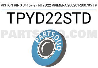 TP TPYD22STD PISTON RING 34167-2F NI YD22 PRIMERA 200201-200705 TP