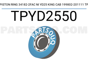 TP TPYD2550 PISTON RING 34182-2FAC NI YD25 KING CAB 199802-201111 TP