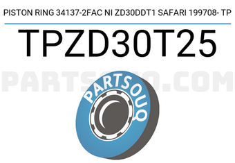 TP TPZD30T25 PISTON RING 34137-2FAC NI ZD30DDT1 SAFARI 199708- TP