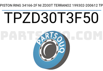 TP TPZD30T3F50 PISTON RING 34166-2F NI ZD30T TERRANO2 199302-200612 TP