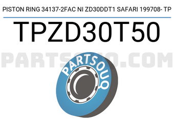 TP TPZD30T50 PISTON RING 34137-2FAC NI ZD30DDT1 SAFARI 199708- TP