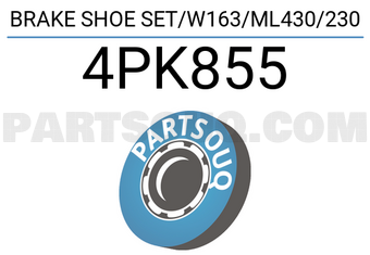 TRW 4PK855 BRAKE SHOE SET/W163/ML430/230